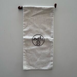 Hermès Dust Bag Dusty Protection Pouch w/ Drawstring - Hermes Dustbag ~6.5x13.5”